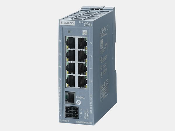 西门子/Siemens 6GK5208-0BA00-2AB2网管型交换机模块SCALANCE XB-200